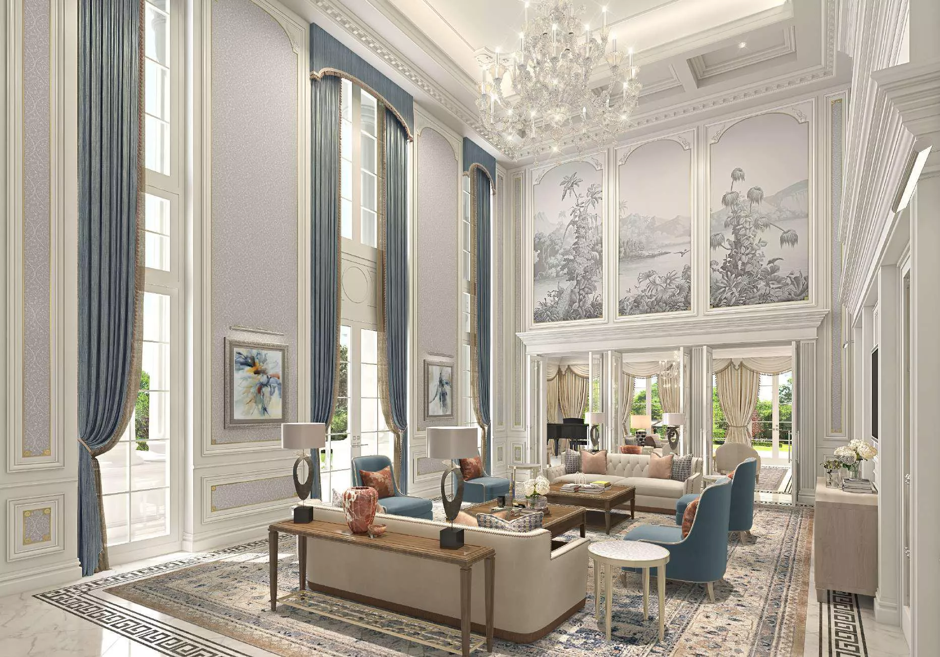 عناصر أساسية لغرفة المعيشة الرسمية المذهلة