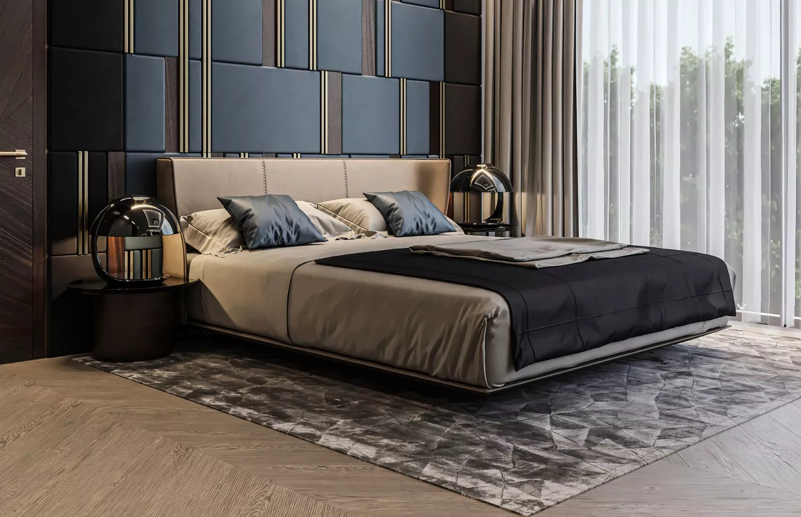 غرف نوم فاخرة في دبي: إعادة تعريف تجربة النوم