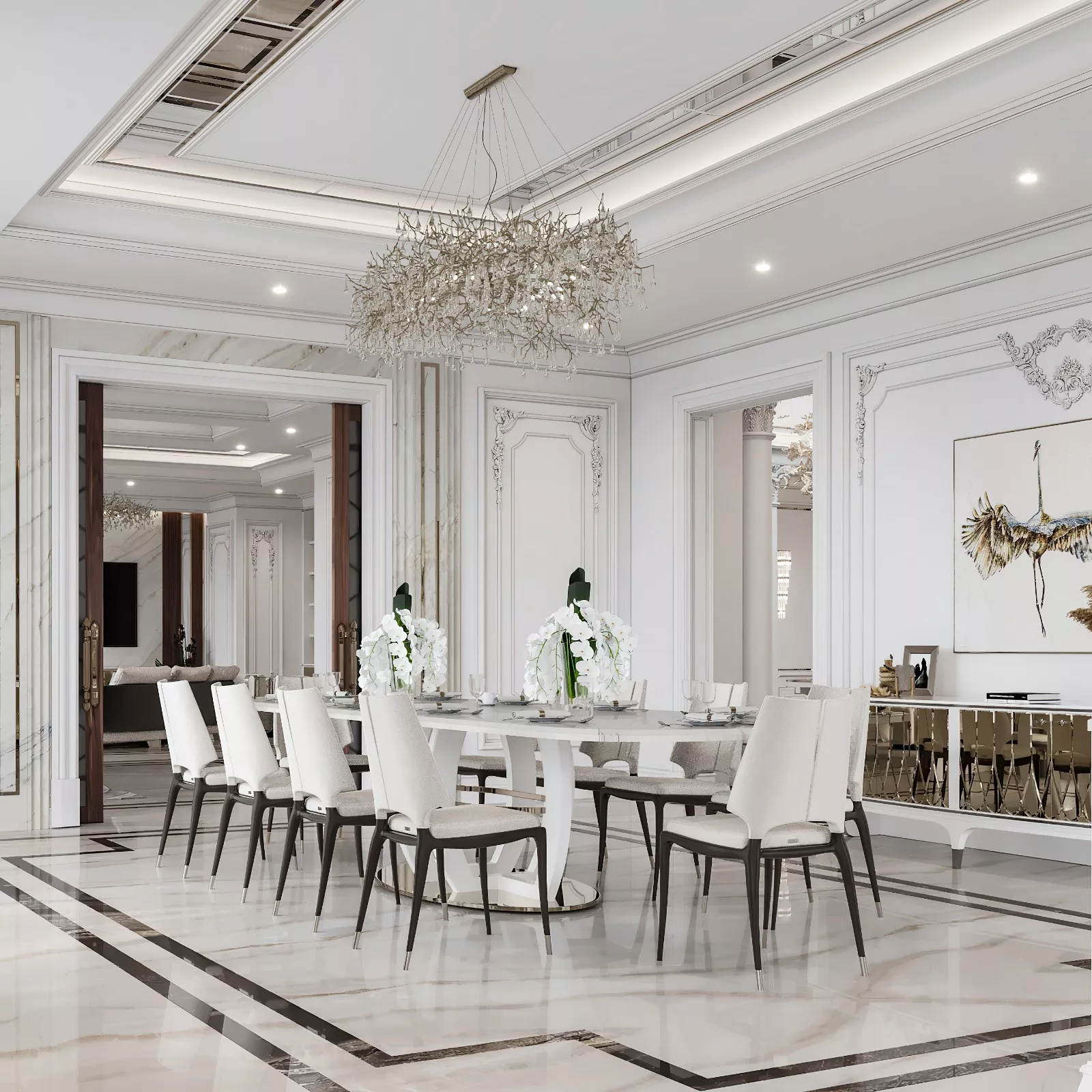 Experiencing Timeless Elegance: Classic Dining Rooms in Dubai