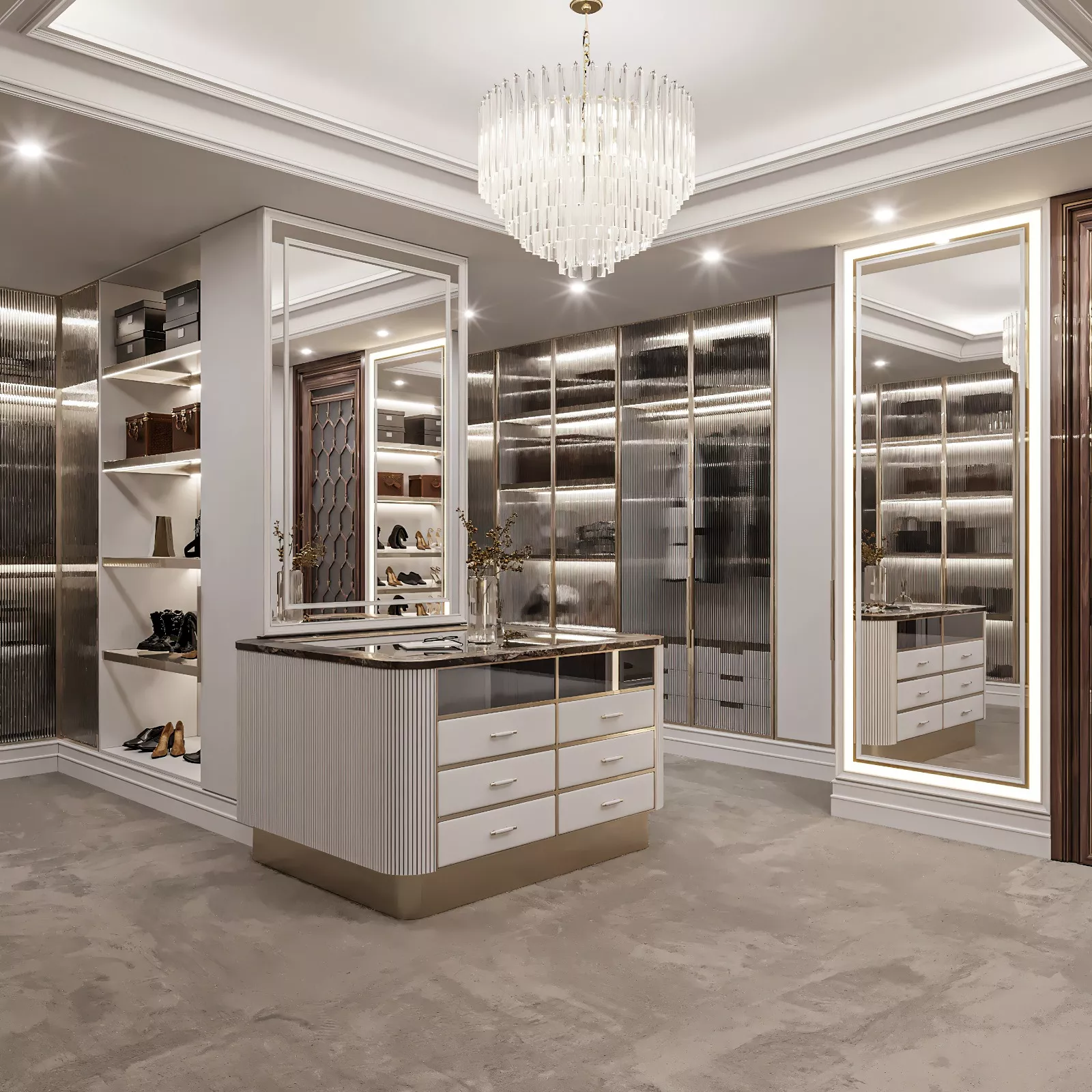 Storage Design Ideas for Walk-in Closets