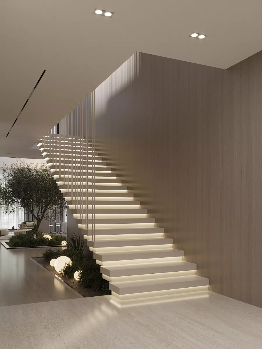 Modern Minimalist Staircase Options
