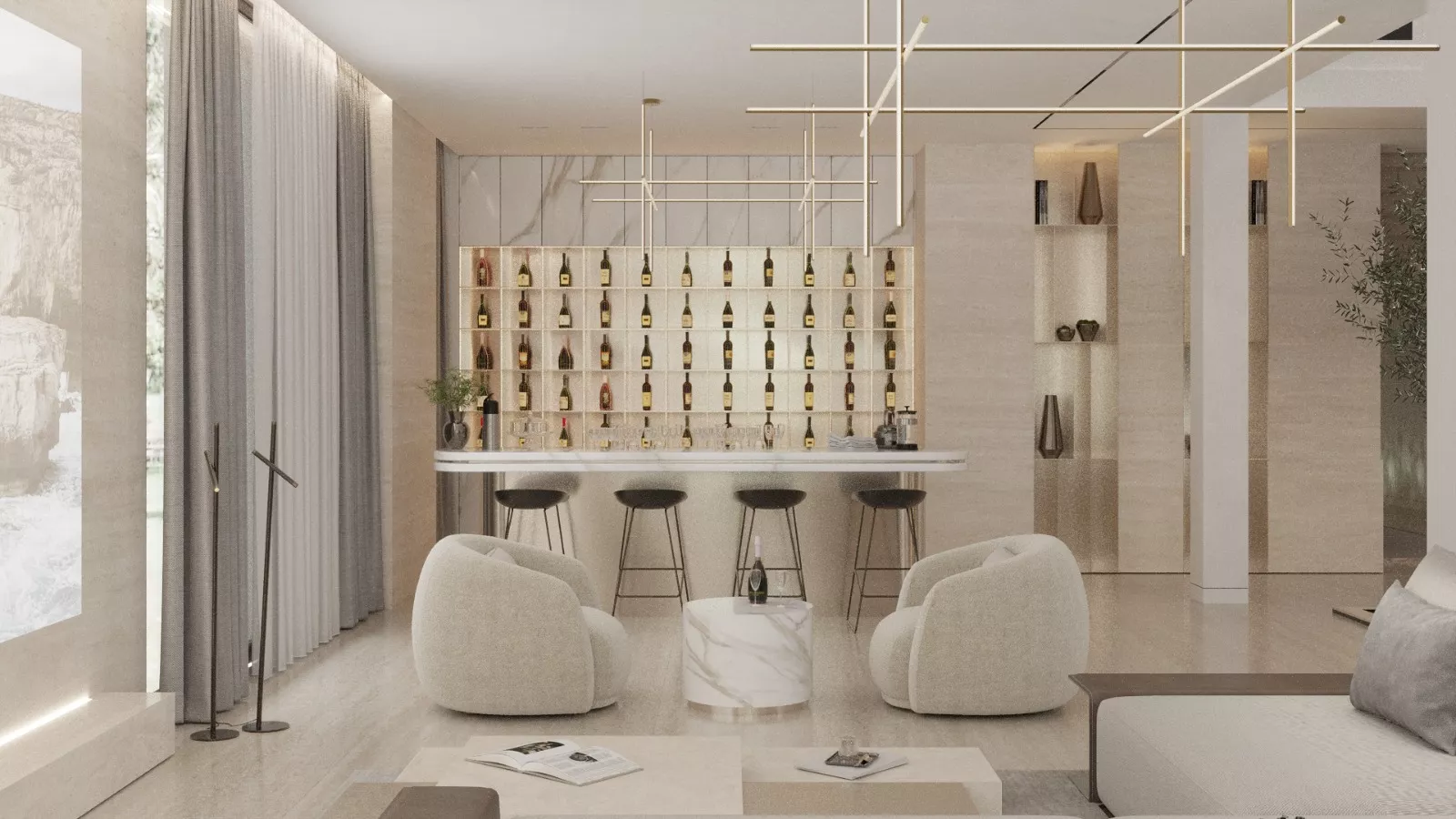 How to Create a Stylish Home Bar Area