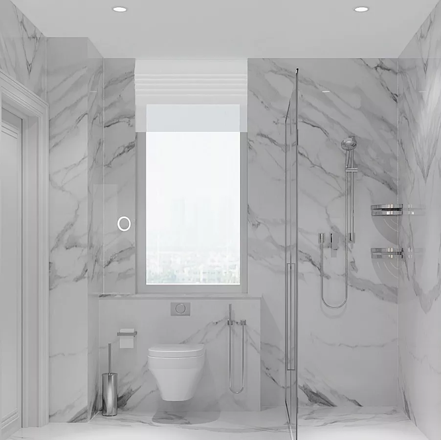 Benefits of Marble Tiles in Luxury Bathroom Interior Design