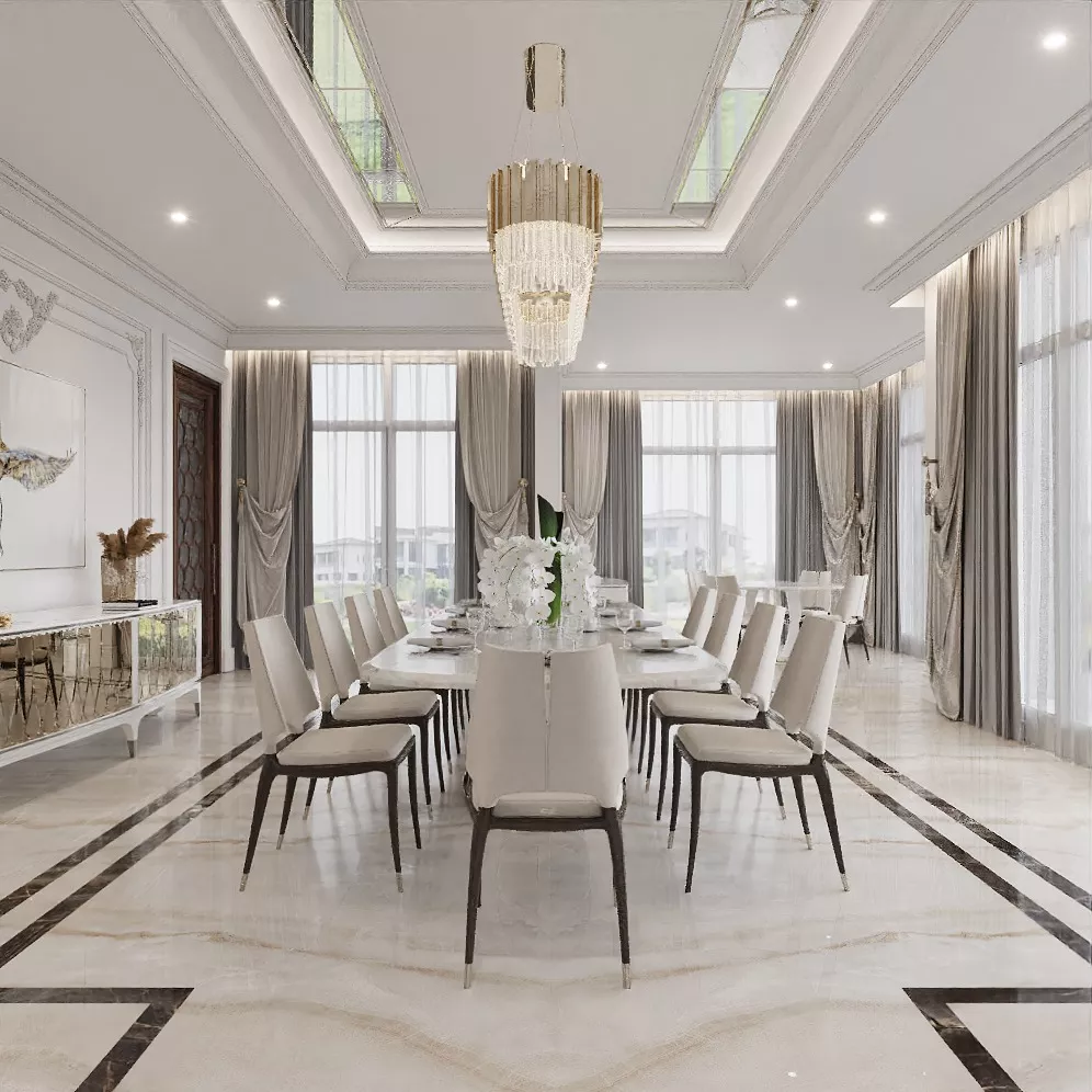 Dining Room Design with Clean Aesthetics