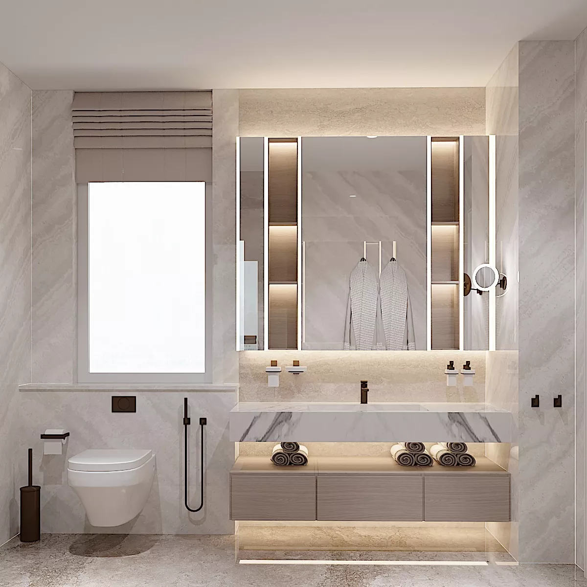 Creating Luxurious Bathroom Interiors with The Antonovich Group