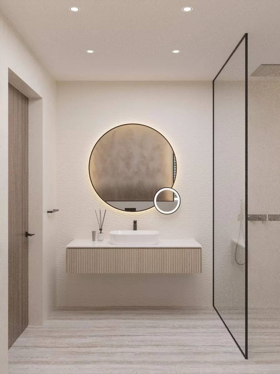 Cozy Minimalist Bathroom Interior Design