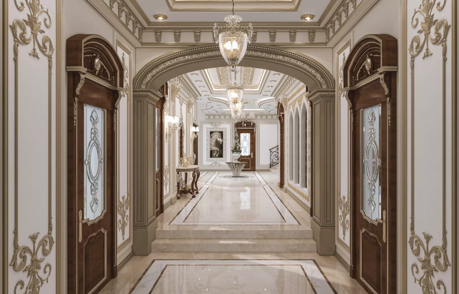 Classic and Luxurious Hallway Concept