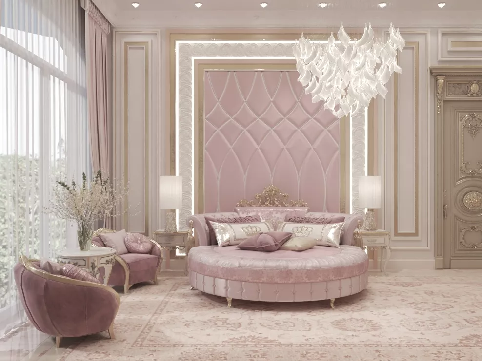 How to Style a Round Bed