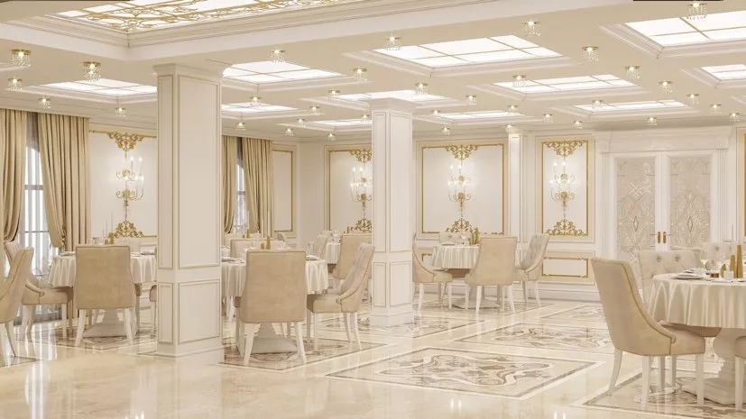 Wedding Hall Interior Design in Luxury Theme