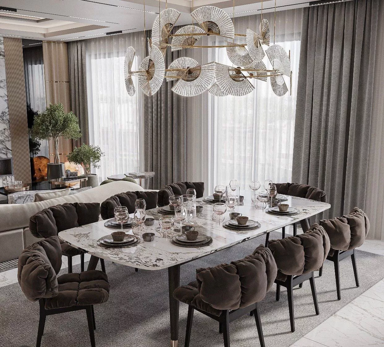 Luxury Modern Dining Room Interior Design Tips
