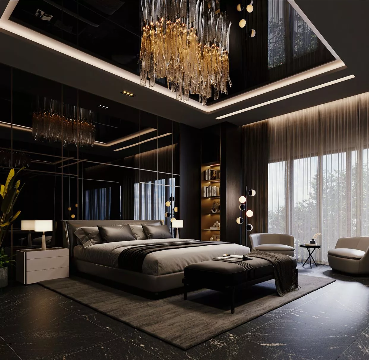 Functionality and Aesthetics in Master Bedroom