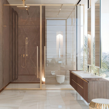 Space Planning Solutions for Master Bathroom Interior Design and Sanitary Solutions