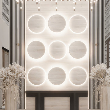 Indoor Porch Design for Modern Aesthetic Villa