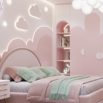 Antonovich Group's Masterful Approach to Girls' Bedroom Interior Design and Fit-out