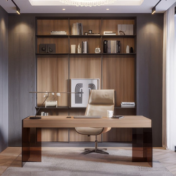 Space Planning Solutions for Modern Home Office Interior Design