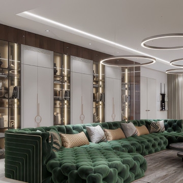 Maximizing Elegance: Open Space Interior Design for Living and Dining Rooms