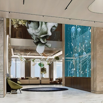 Breathtaking Villa Entrance Foyer Design