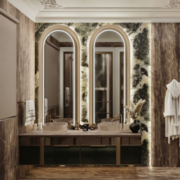 Spacious Bathroom Interior Design in Modern Style