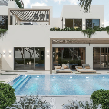 Crafting Timeless Beauty: Luxury Modern Villa Exterior and Landscape Design in Al Barari