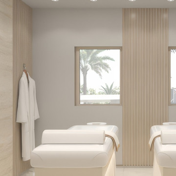 Unwind in Style: Antonovich Group's Massage Room Interior Design for Luxury Modern Villas