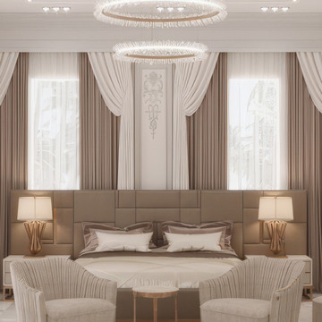 Master Bedroom Interior Design and Fit-Out by Antonovich Group: Elegance Meets Precision