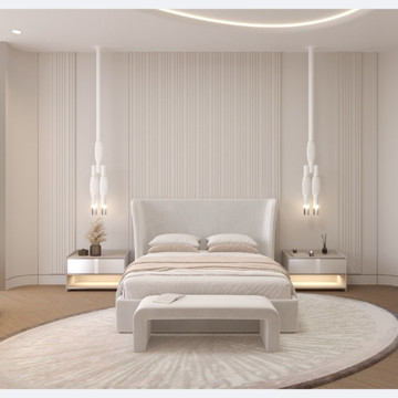 Creating Serene Spaces: Modern Minimalist Bedroom Designs by Antonovich Group
