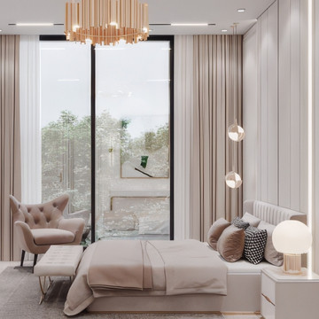 Lavish Dreams: Luxury Modern Bedroom Interior Design by Antonovich Group