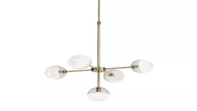 Elegant Design Chandelier with gold Accent 2