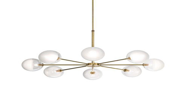 Elegant Design Chandelier with gold Accent