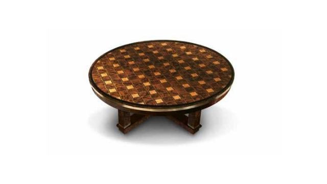 Artistic Solid Hard Wood Round Table