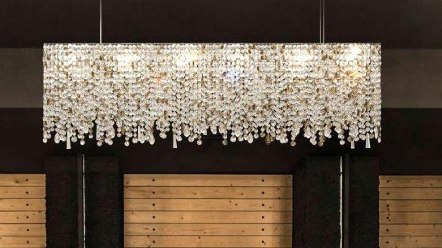 Rainfall Style Crystal Chandelier