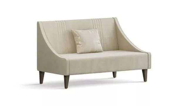 White Classy 2 Seater sofa