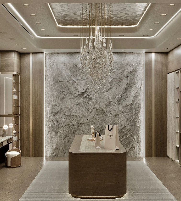 Luxurious drawer and mirror