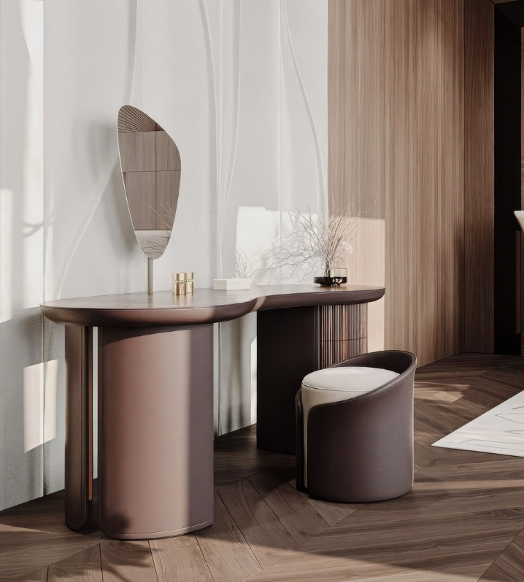 Classy Design Toilette with Mirror and Fins