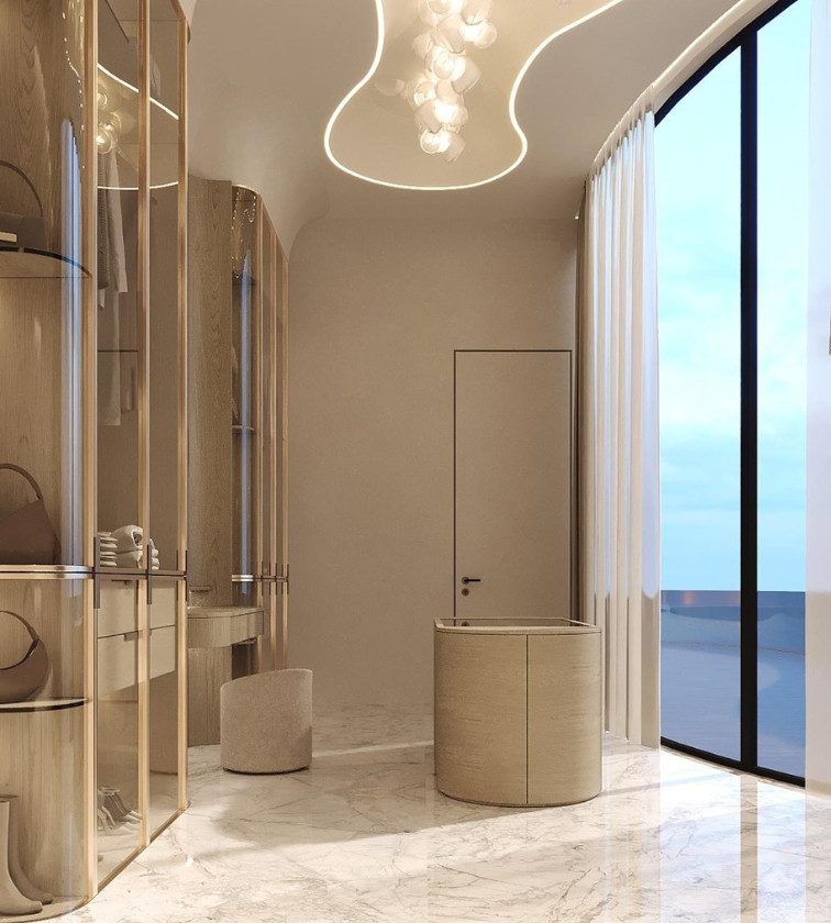 Classy Design Drawers To Walk-in Closet