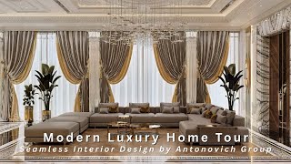 Modern Luxury Home Tour | Seamless Interior Design by Antonovich Group & Furnishing by ANTONOVICH Group