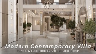 LUXURIOUS MODERN CONTEMPORARY VILLA | Complete Interior Design & Fit-Out by Antonovich Group & Furnishing by ANTONOVICH Group