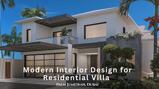 Modern Interior Design for Residential Villa in Palm Jumeirah | Antonovich Group Luxury Design & Furnishing by ANTONOVICH Group