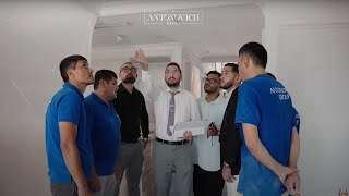 Inside Antonovich Group's Luxury Interior Fitout: Expert Workers & Project Managers in Action & Furnishing by ANTONOVICH Group